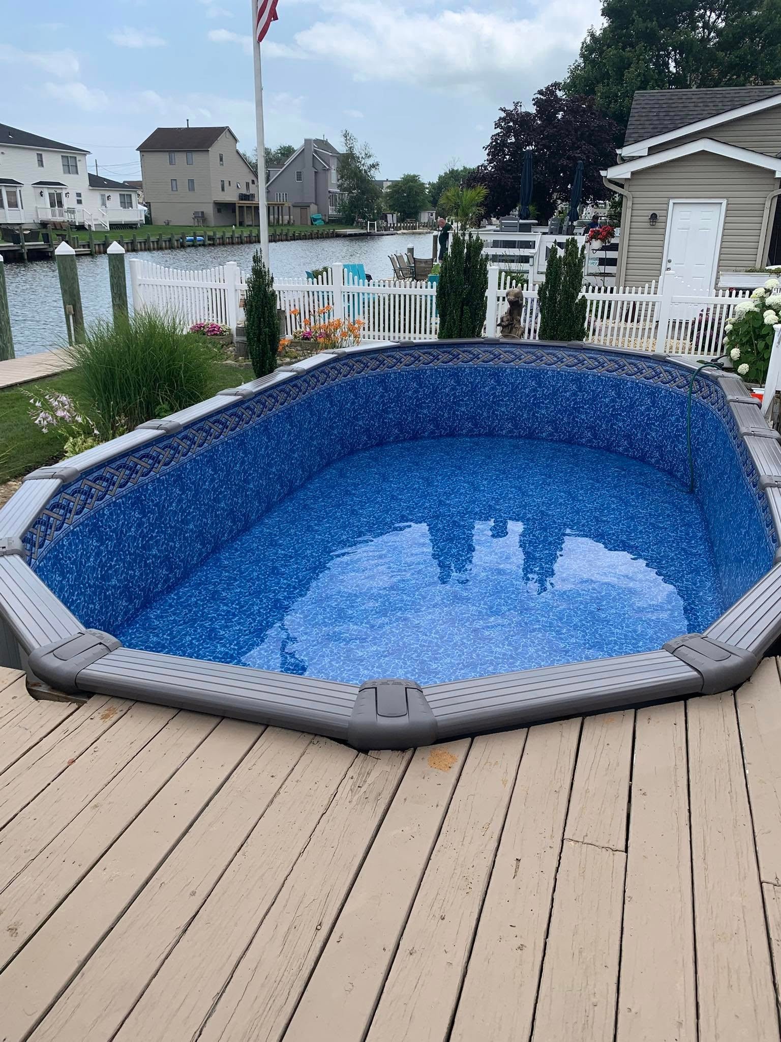 Beautiful pool and paver patio installation