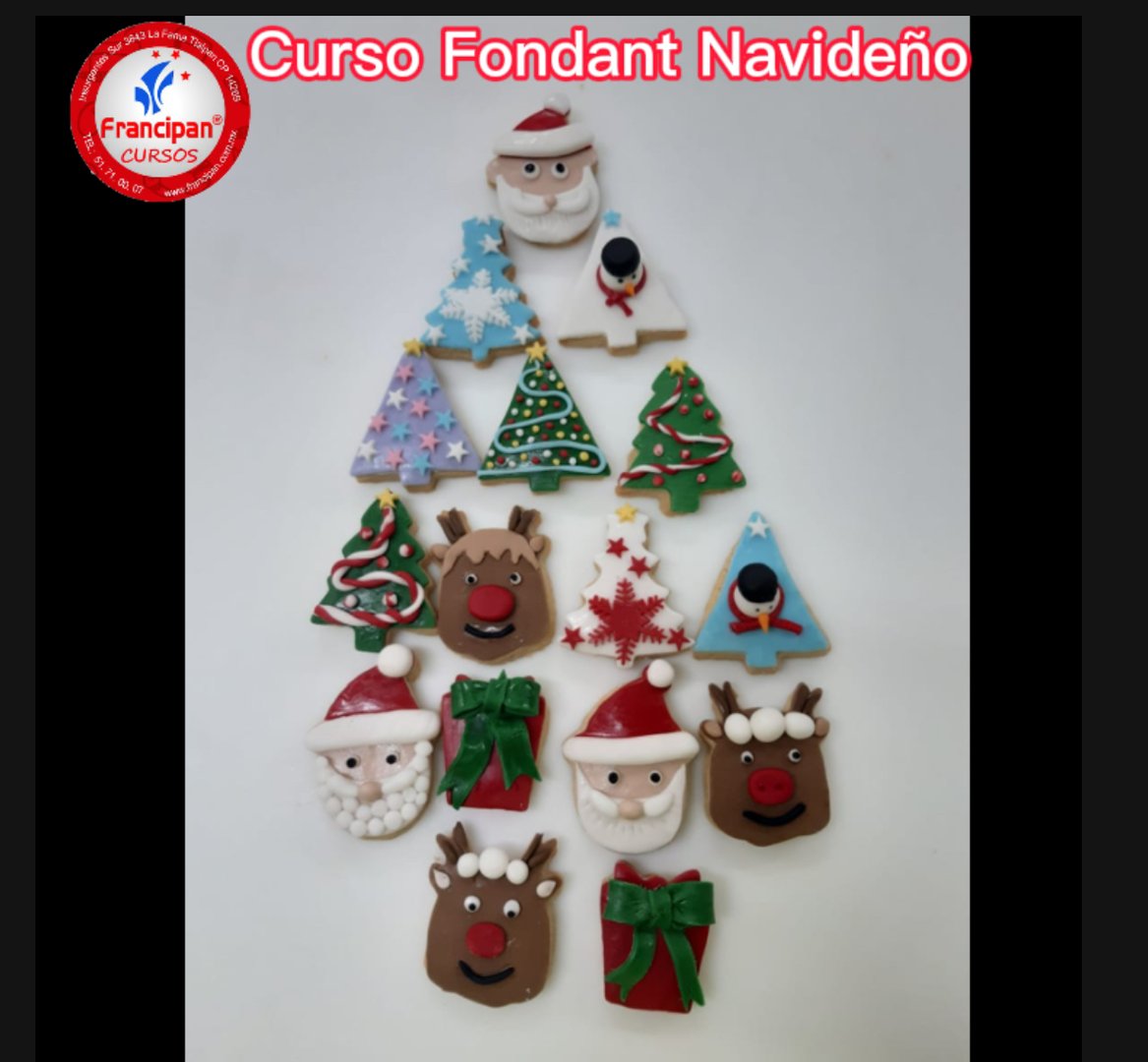 Galletas Decoradas de Navidad Francipan