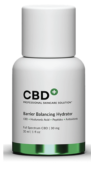 Barrier Balancing Hydrator product bottle with CBD
