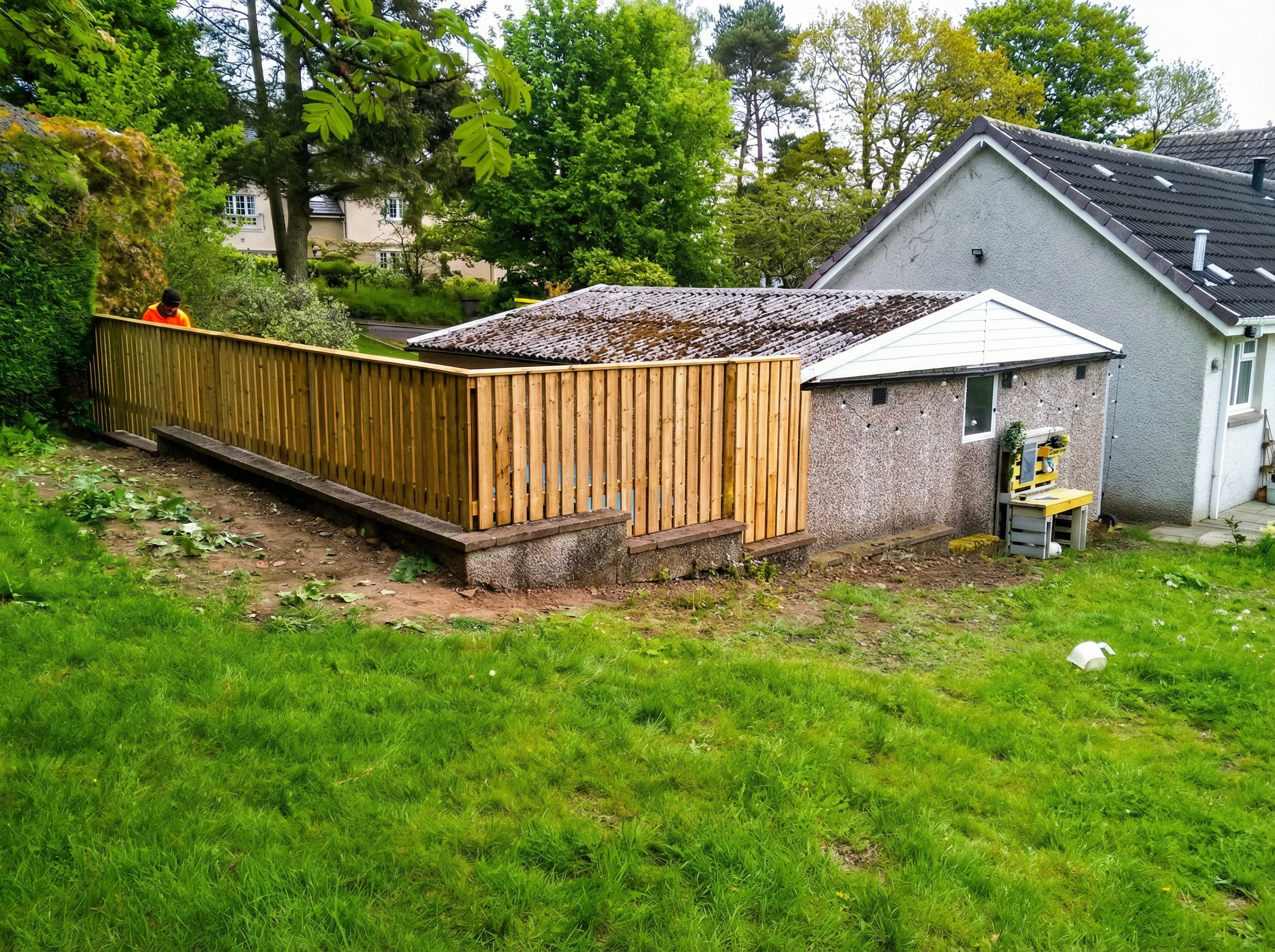 Recent project - Fencing work