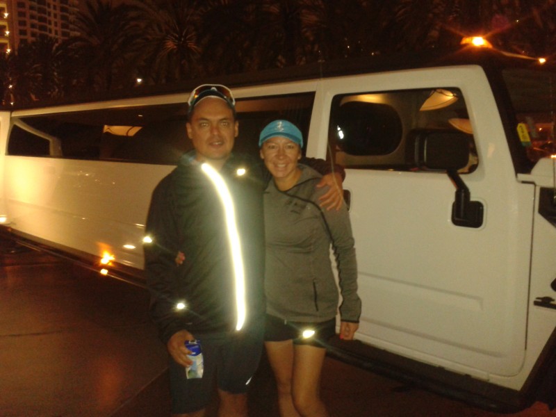 Transfer in limousine