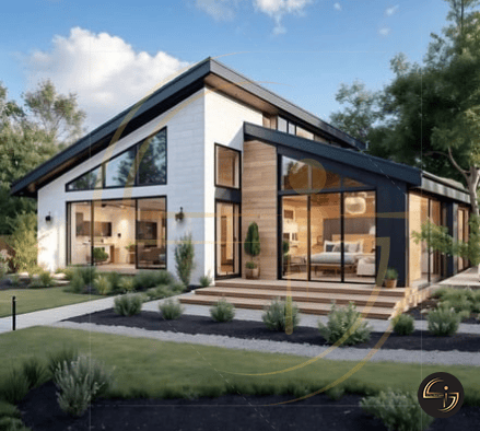 Suburb Smart House exterior view