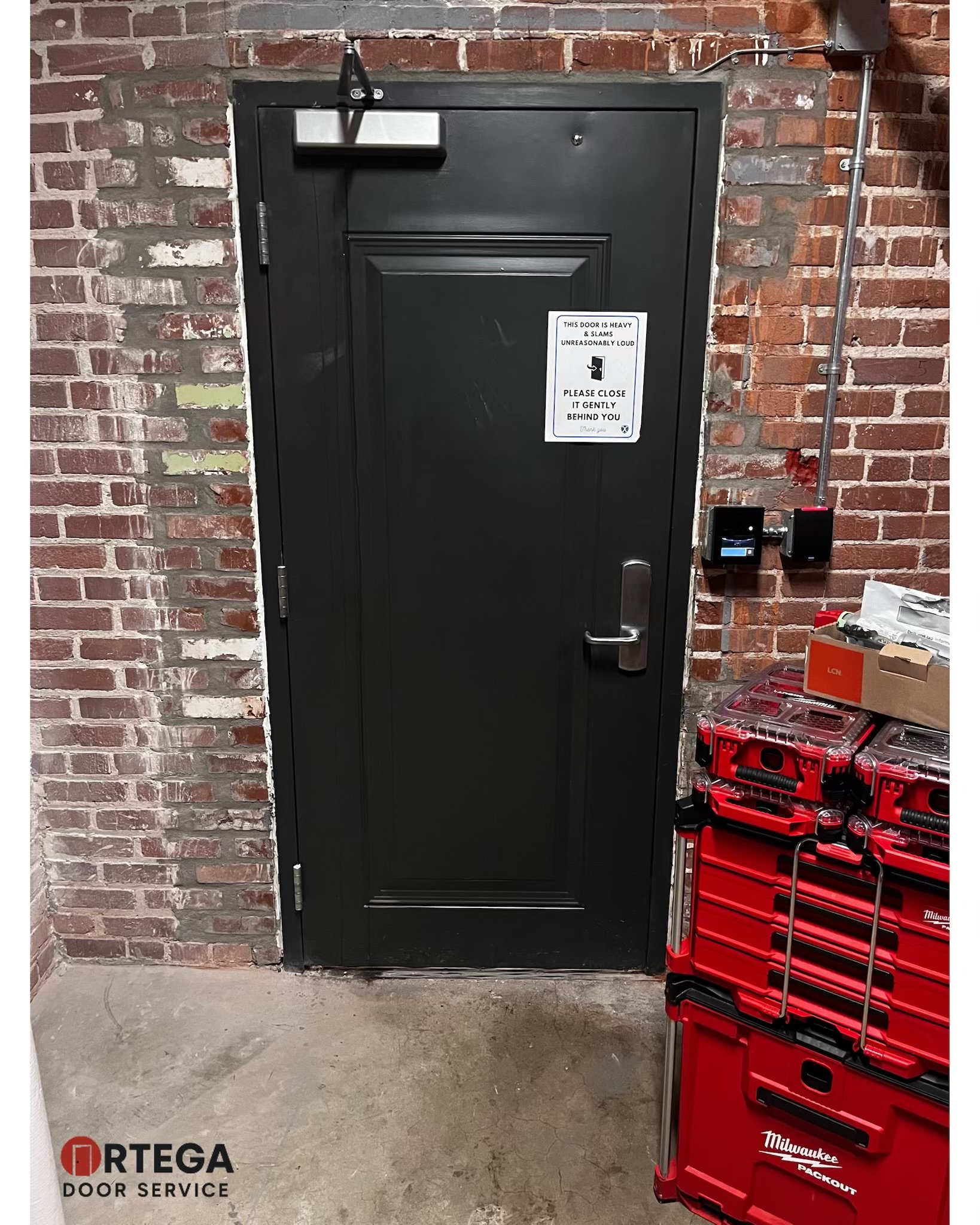 Professional door service project