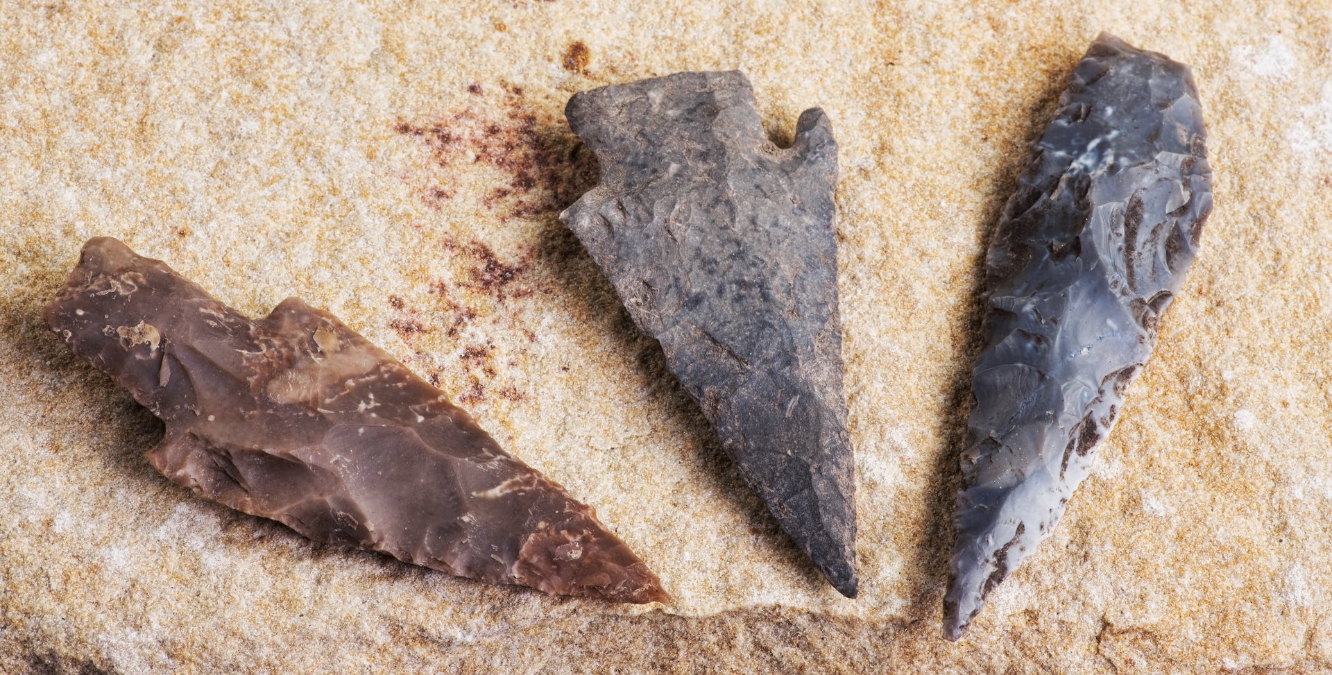 Real Indian arrowheads found in Dripping Springs,Texas