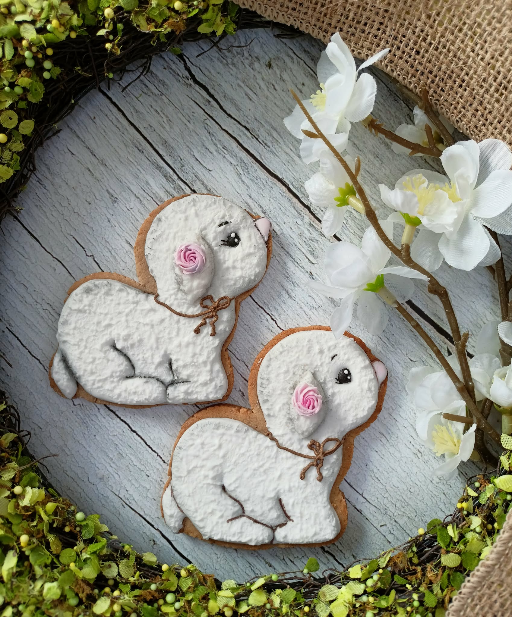 Wielkanocne koszyczki piernikowe