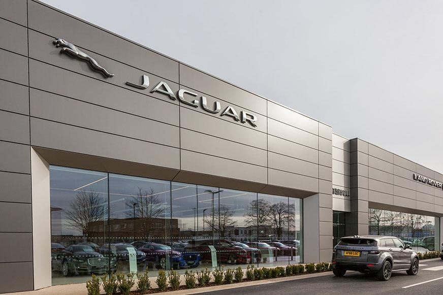 High-Rise Glazing Project - Jaguar Landrover showrooms