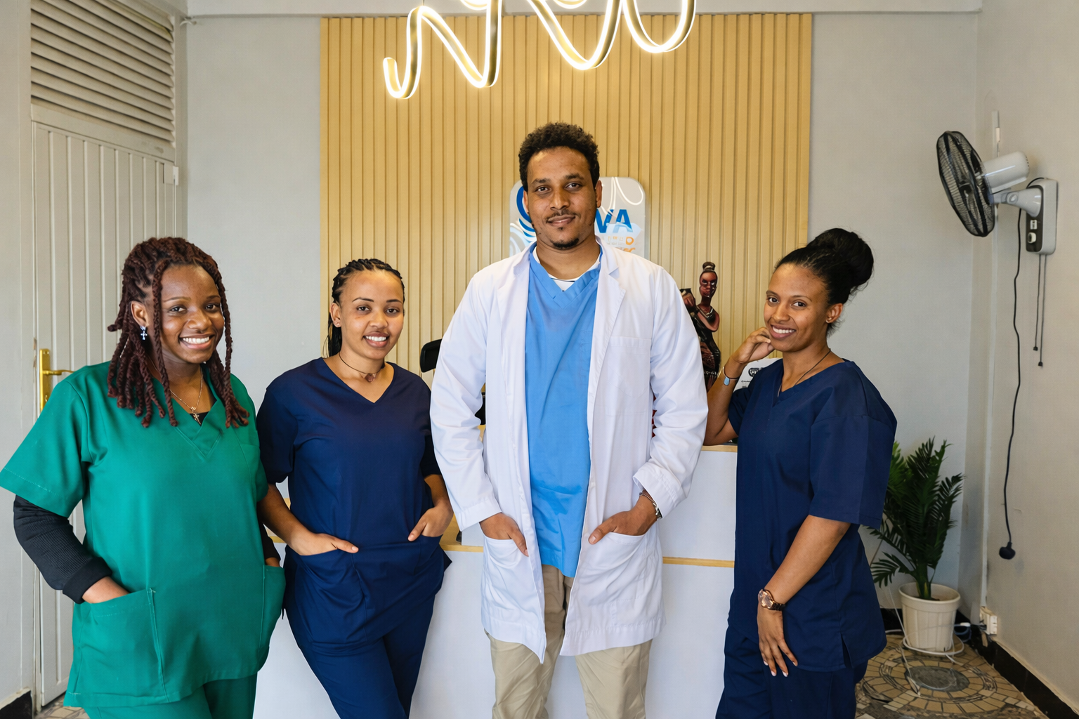 Modern dental clinic interior
