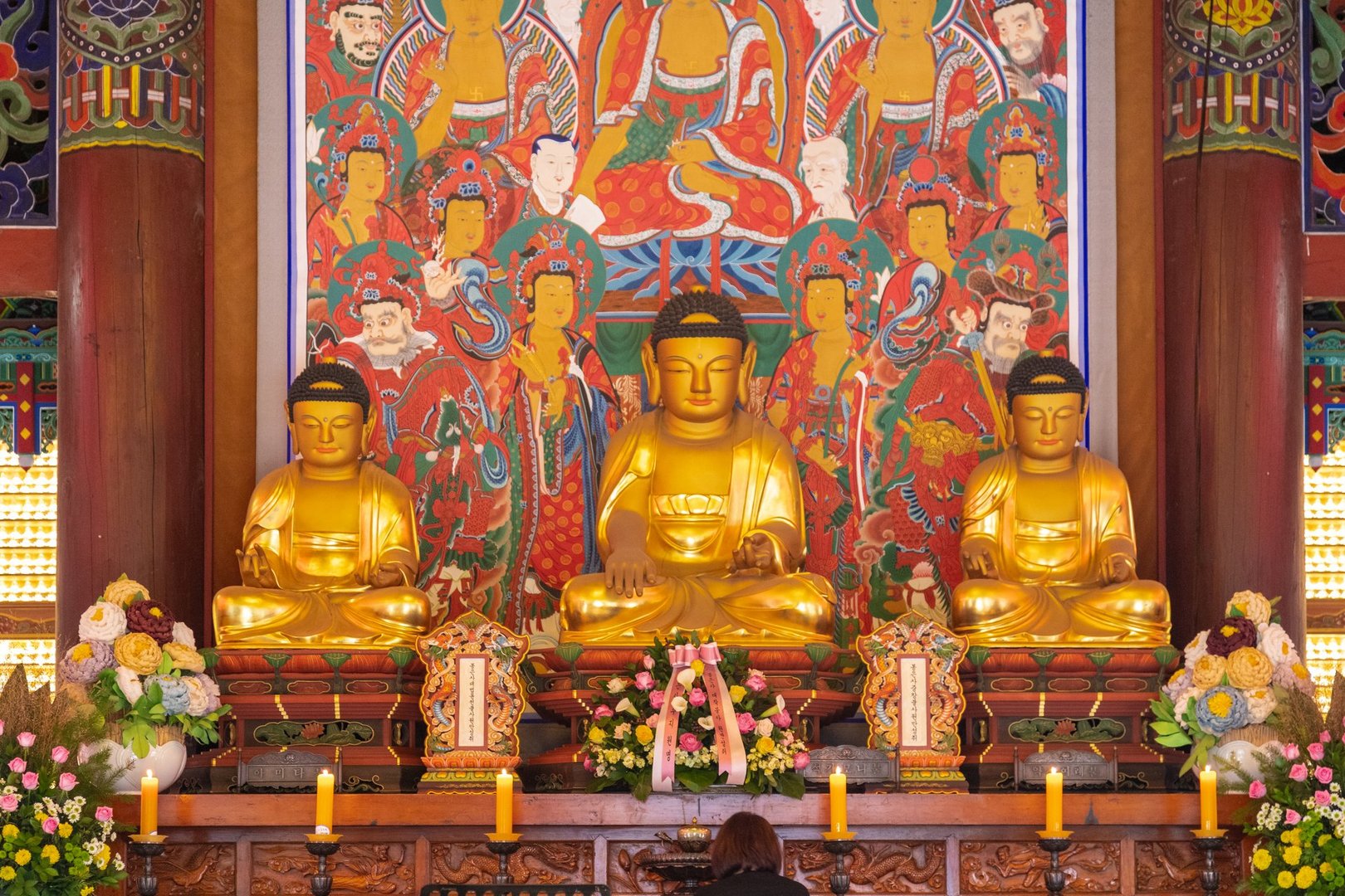 Seoul, South Korea 10-29-2024 Bongeunsa is a Korean Buddhist temple located in Gangnam District, Seoul and is one of the Korean Empire's 14 major temples. The temple is a notable tourist destination