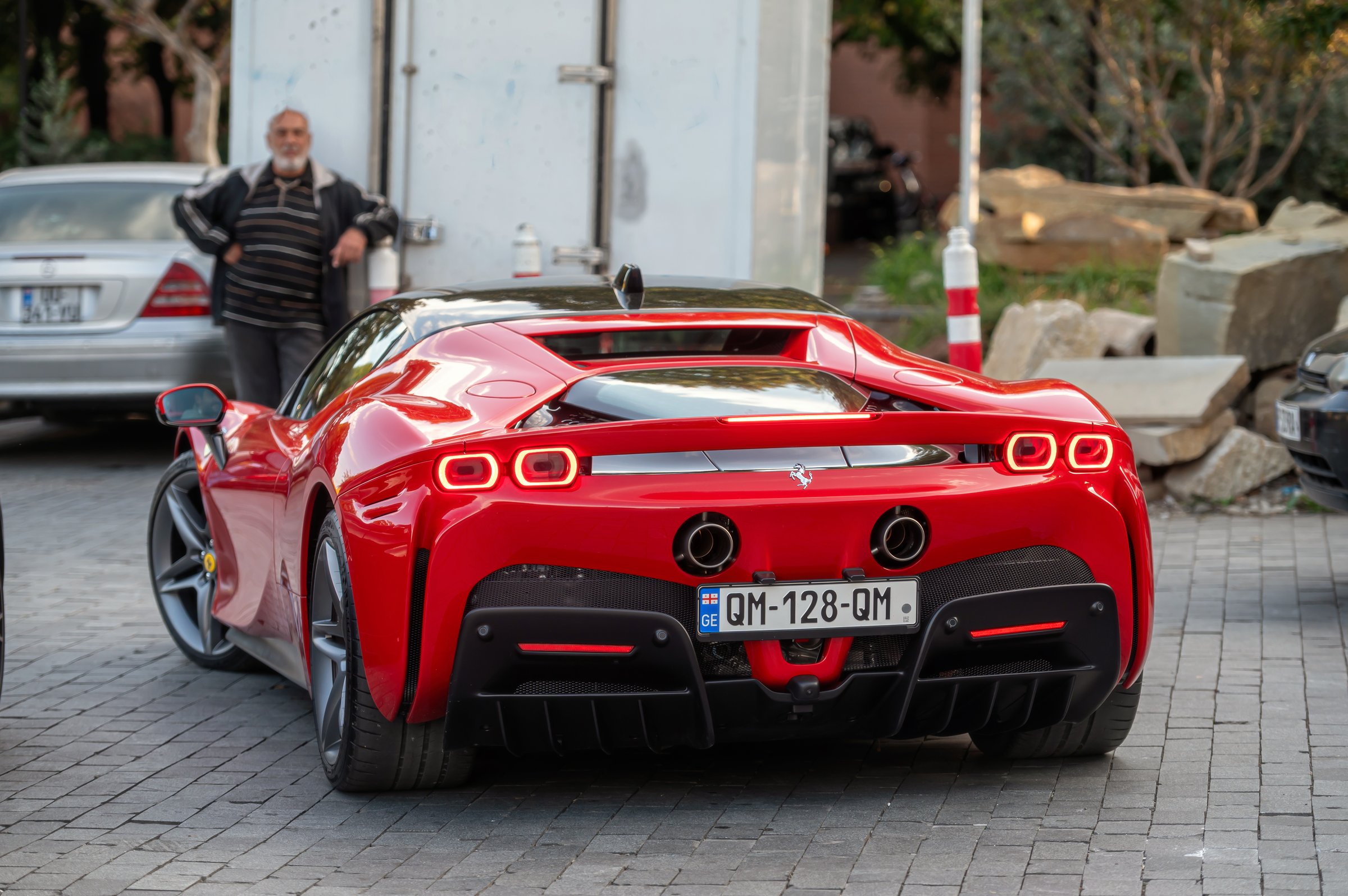 Ferrari Rear View