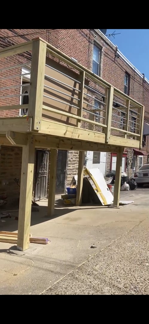 Deck renovation project