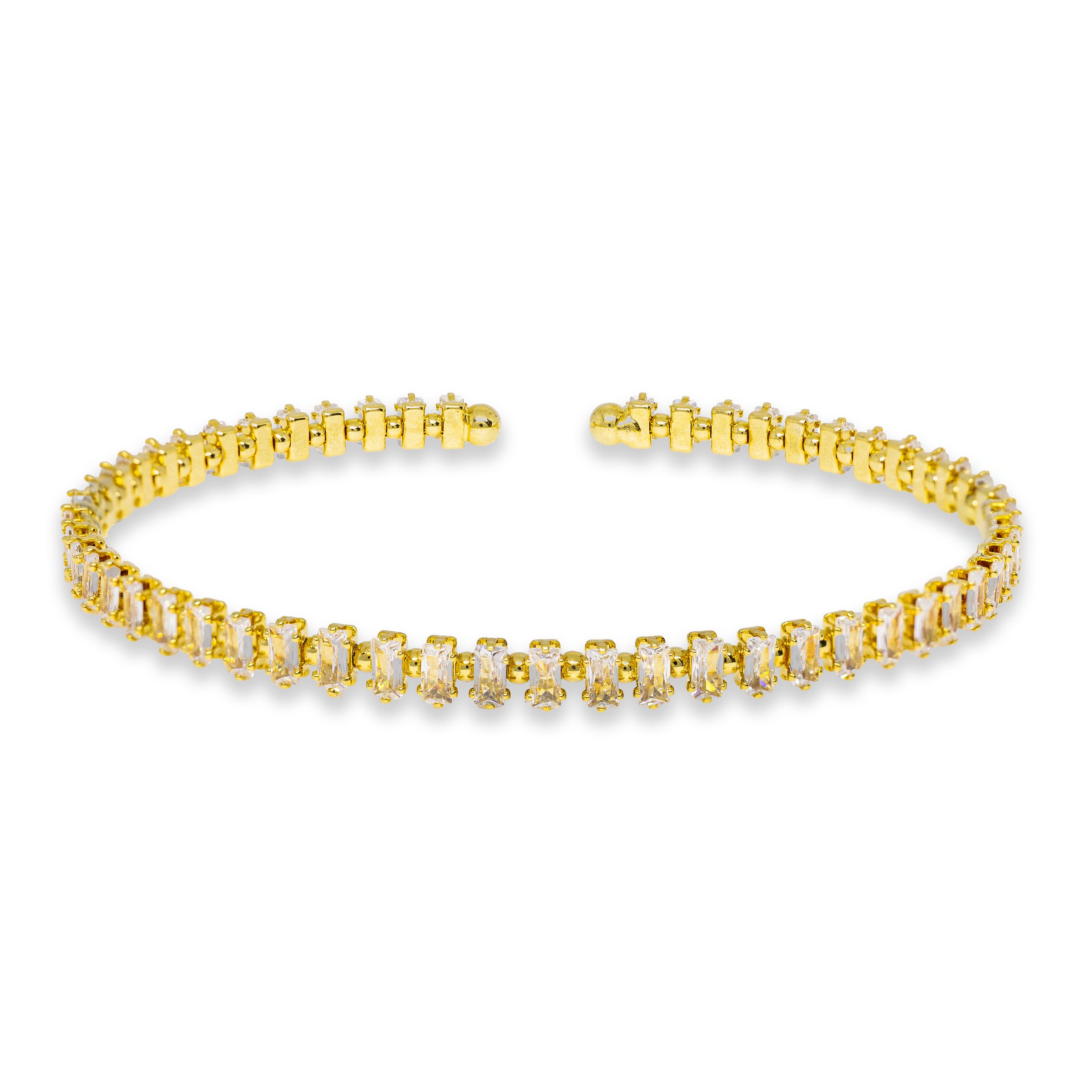 mock up of jewelry isolated on white background