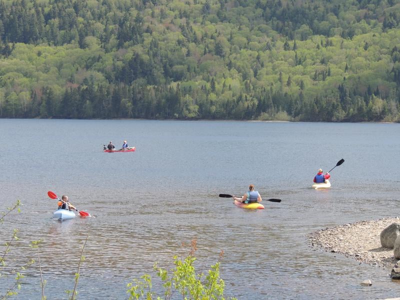 Kayaking at Natanis Point Campground