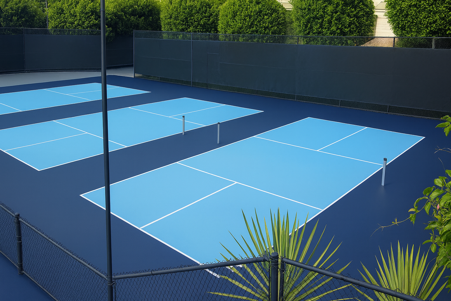 SK Concrete pickleball court - San Diego