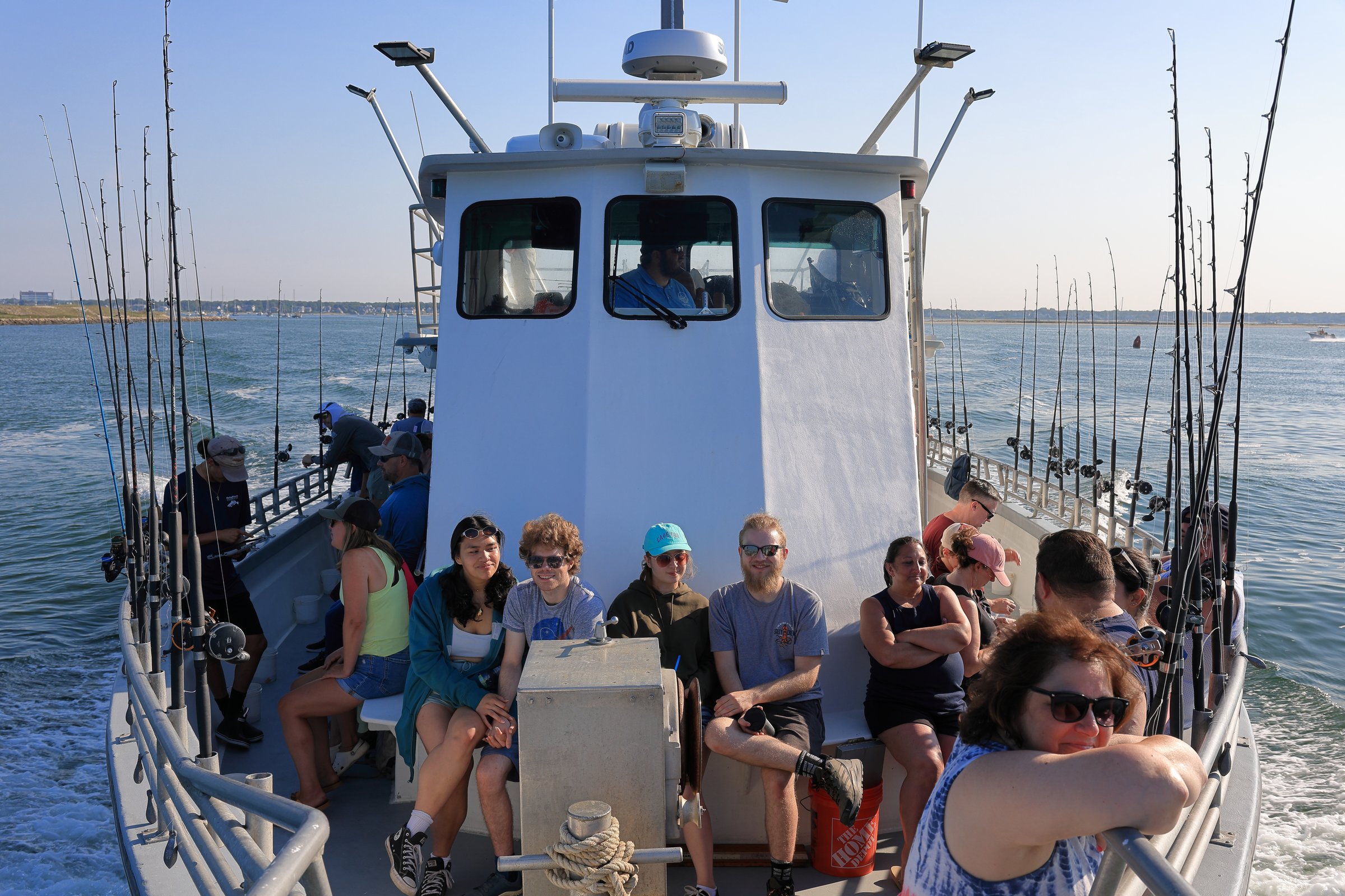 Anglers departing for a fishing adventure