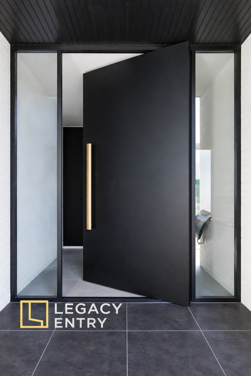 Pivot entry doors