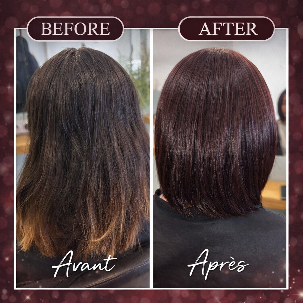 Transformation avant/après