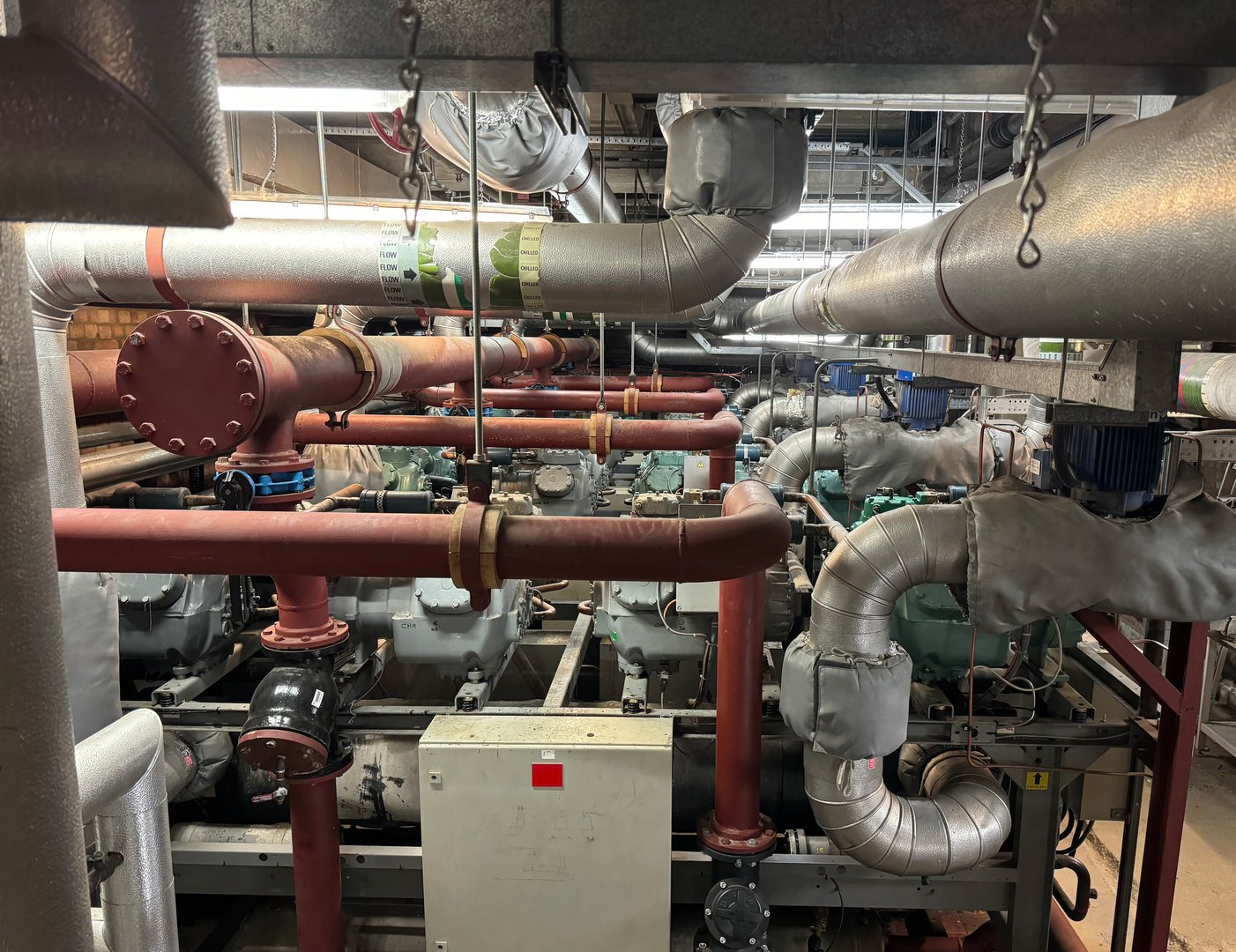 plant room boiler house machinery