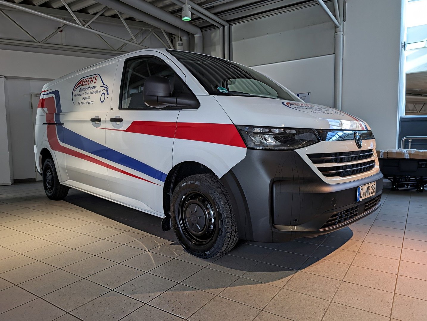 Convoy of green trucks on highway