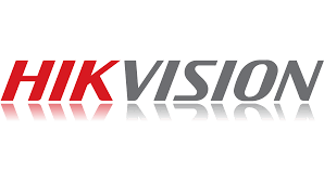 Hikvision logo with "HIK" in red and "VISION" in gray, accompanied by a reflective effect below the text.