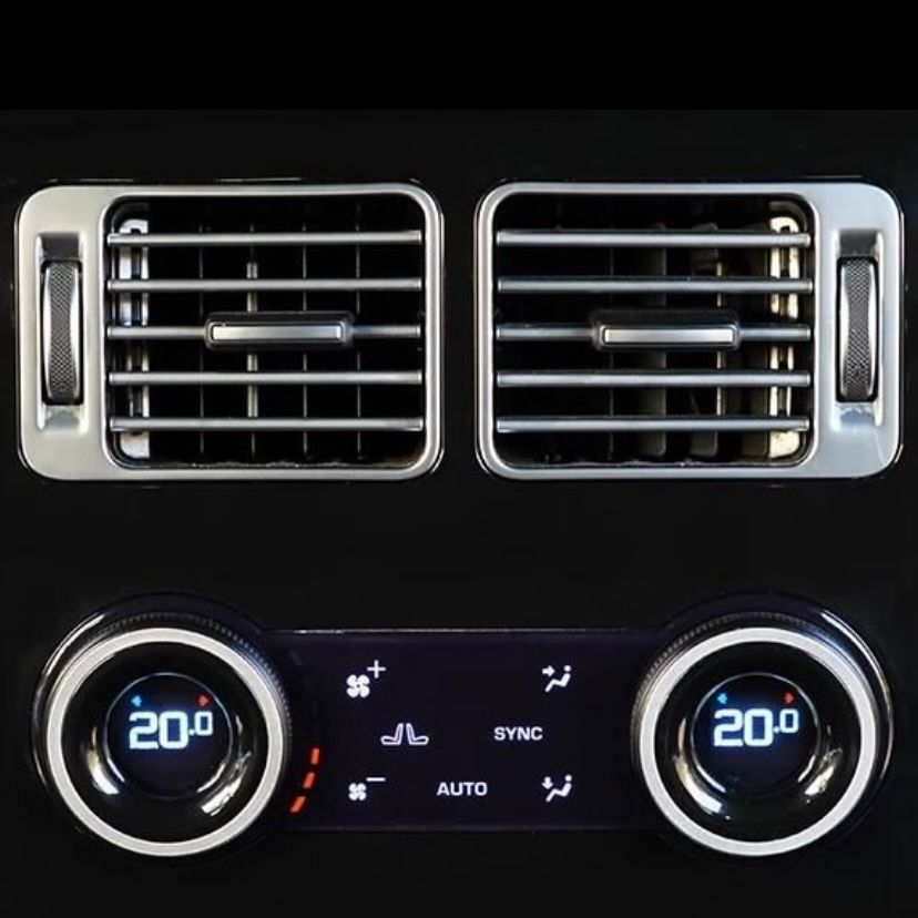 Rear climate control system with independent temperature settings for rear passengers