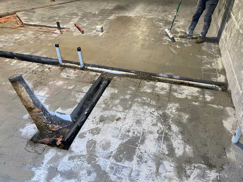 Professional plumbing drainage pipes installation