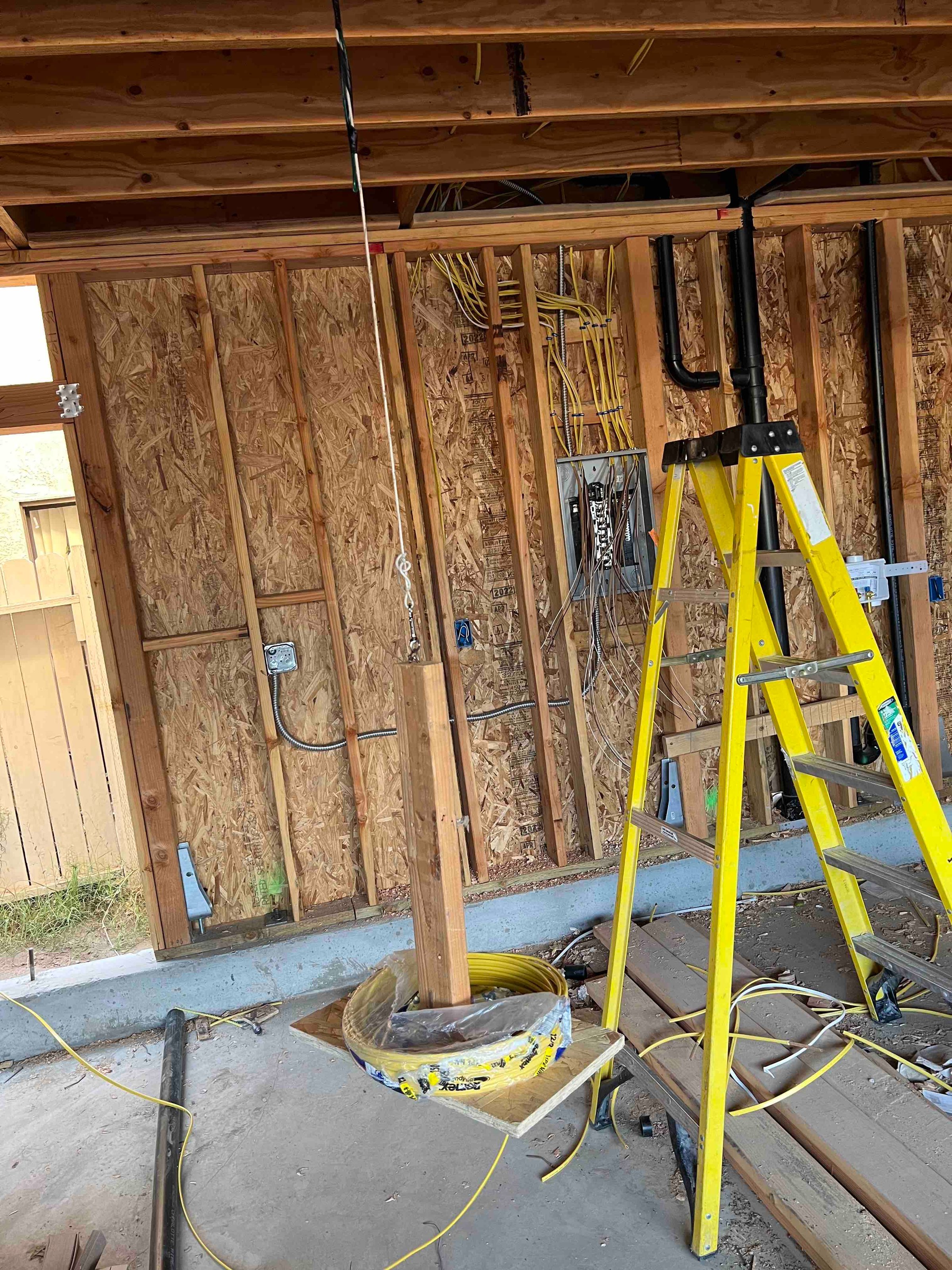 Residential new wiring system installation