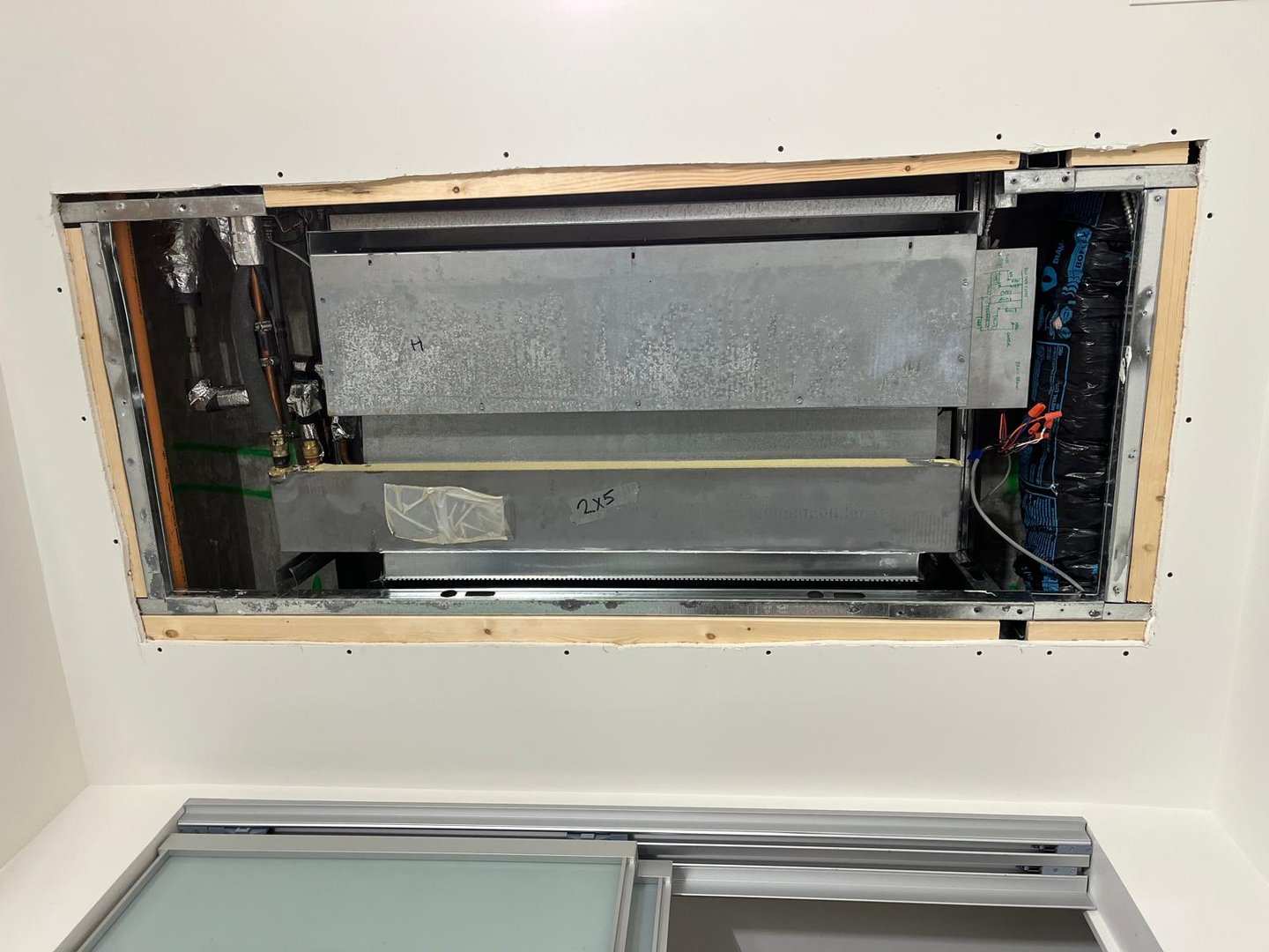 Before - Ceiling water damage