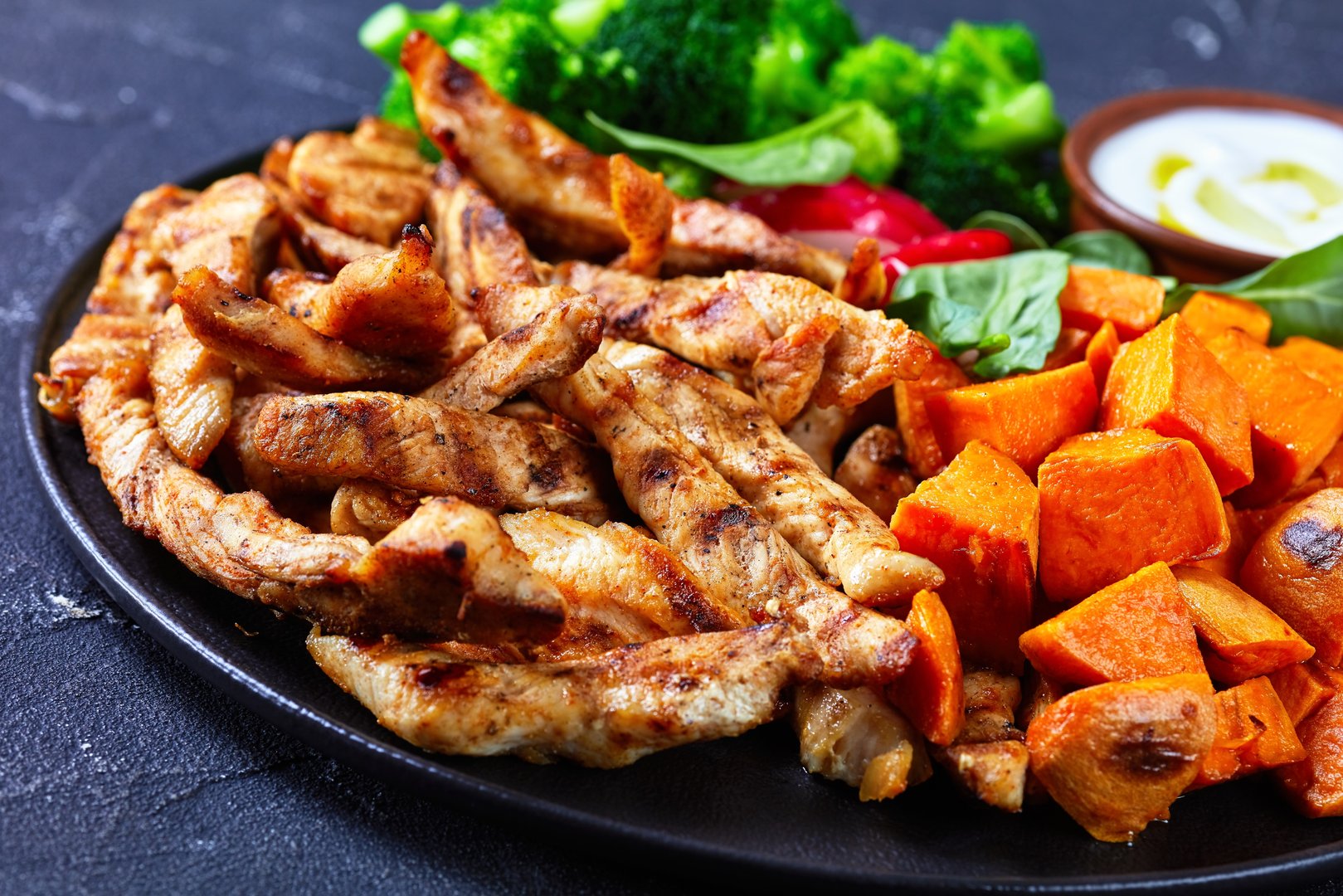 Chicken and Sweet Potato Skillet