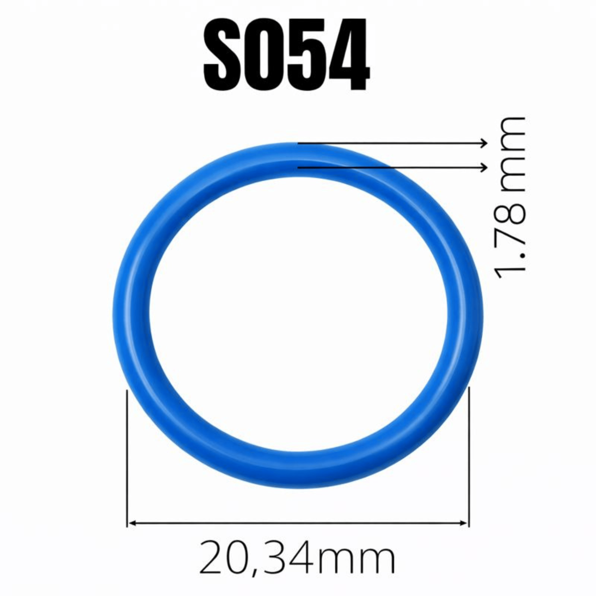 S054 Sello Superior Viton Inyector Cavalier Llenado Lateral