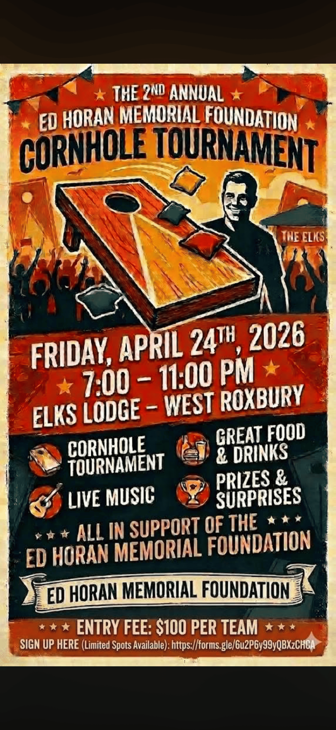 Ed Horan Memorial Foundation Fundraiser Flyer