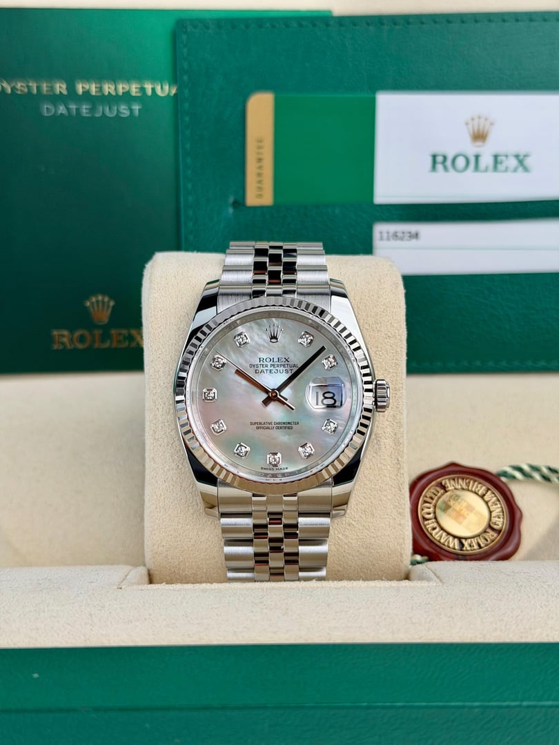Rolex Datejust 36mm Mother of Pearl