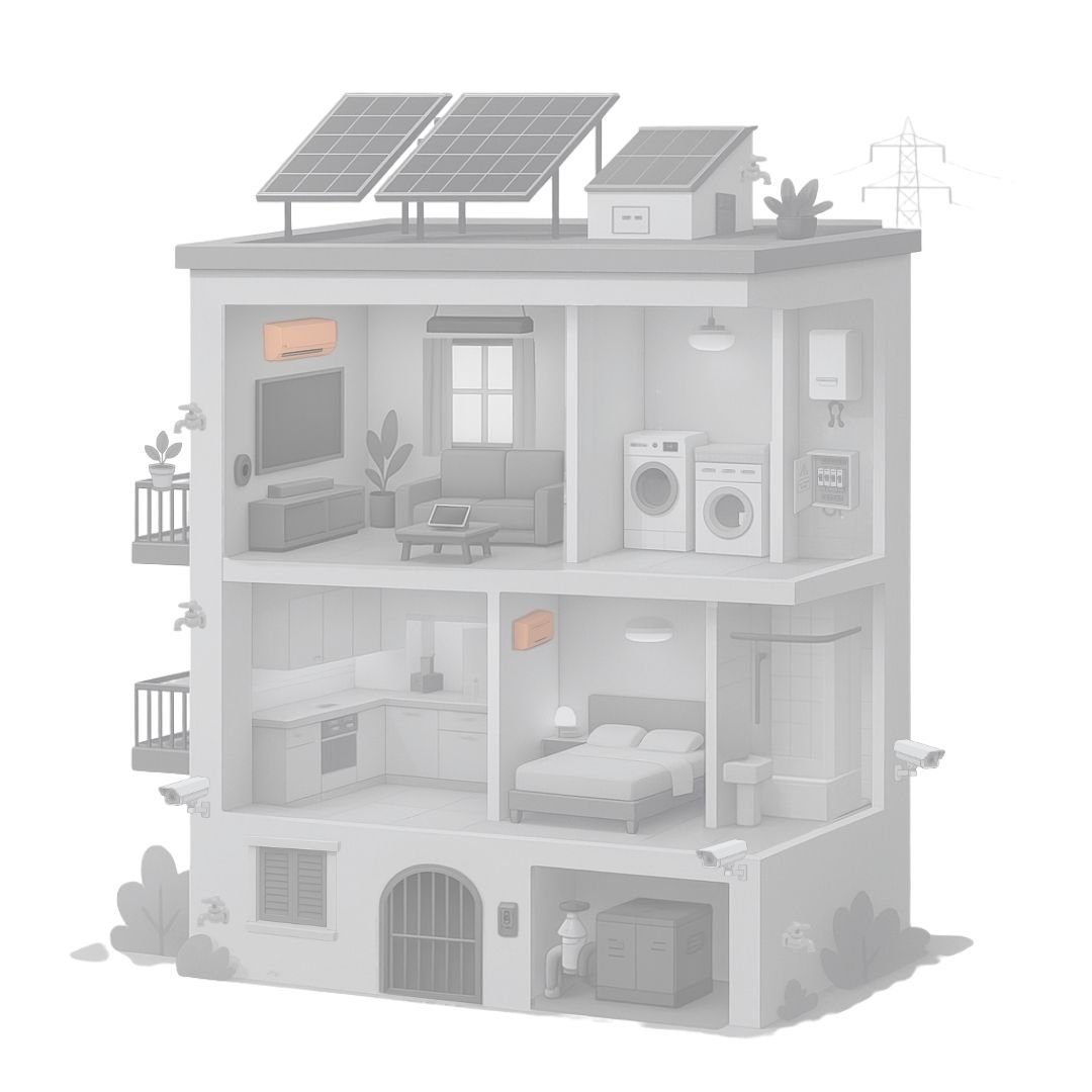 Smart Home Climate System Visualization
