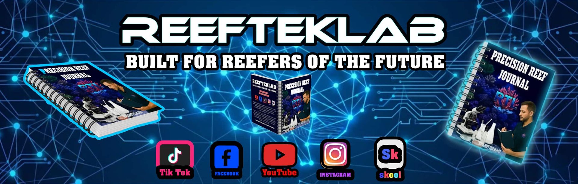 Reefteklab Built for reefers of the future with 3 Precision Reef Journals