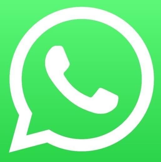 WhatsApp logo: a white phone icon within a speech bubble on a bright green background.