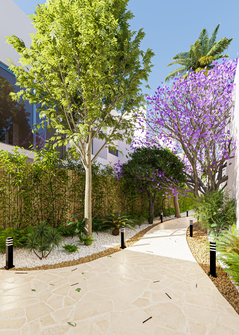 Render Laurel Luxury Garden