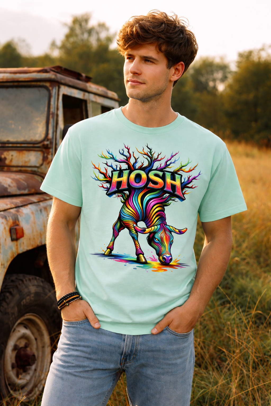 HOSH Tree of Life Tee Mint Green