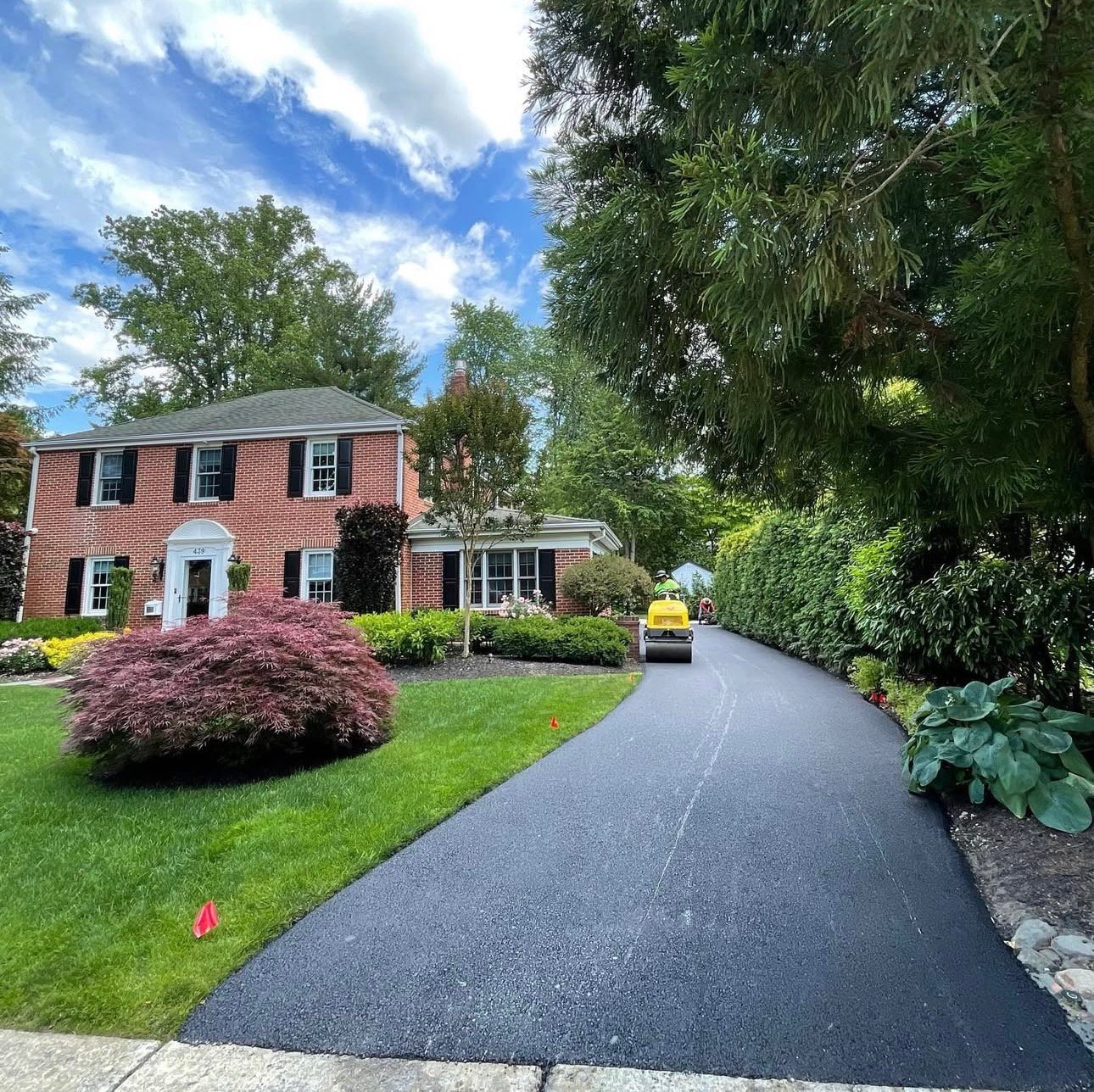 Asphalt paving project