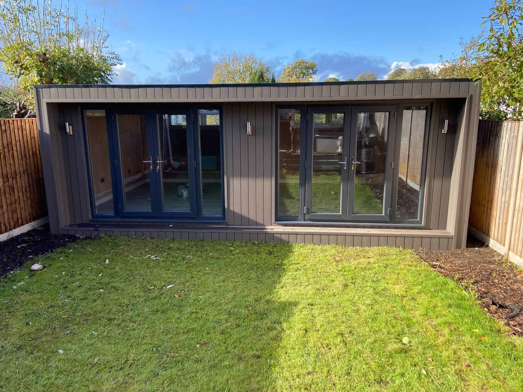 Container building assembly