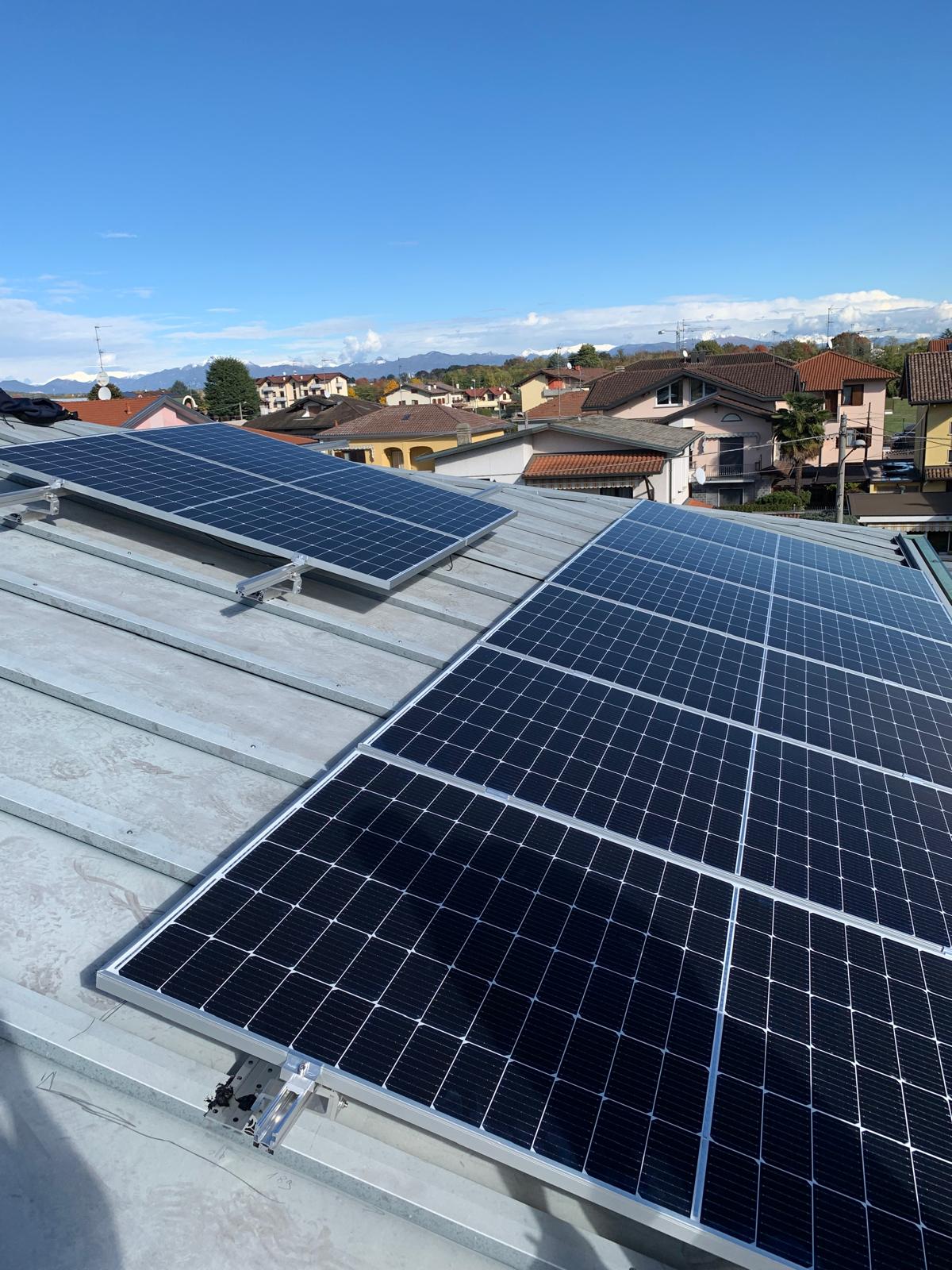 Industrial photovoltaic installation