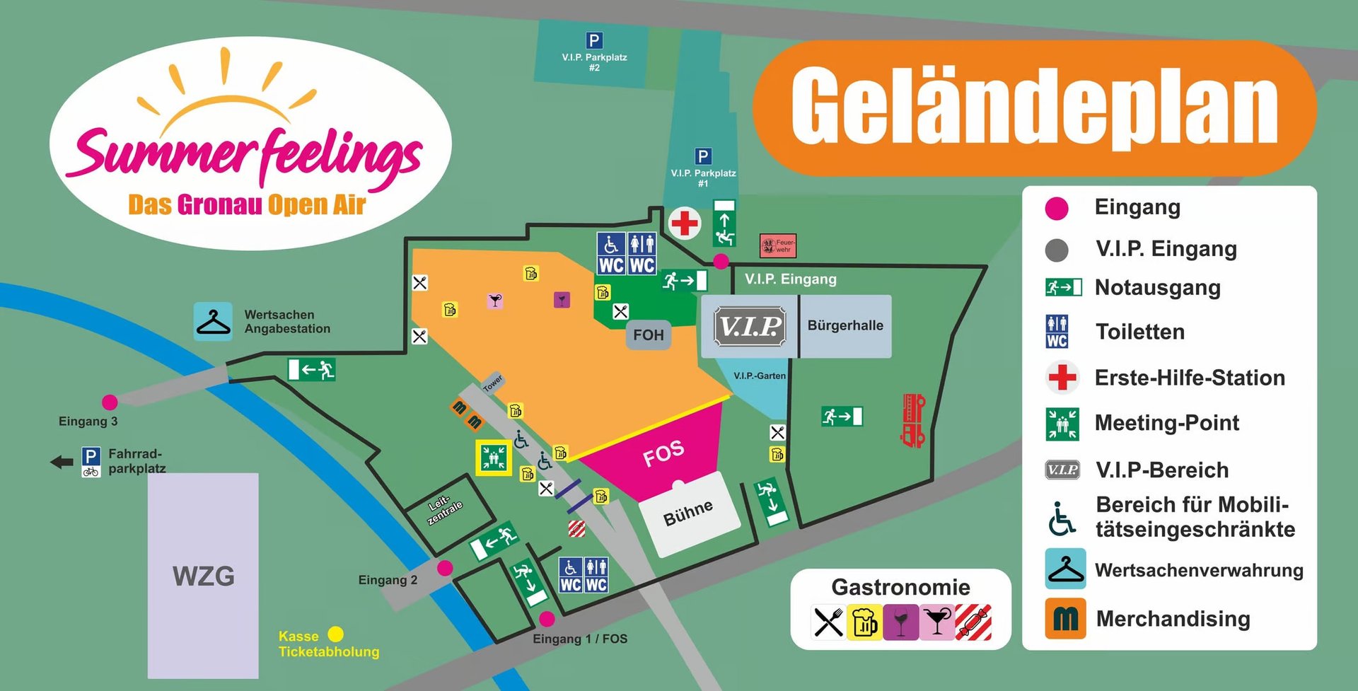 Lageplan Summerfeelings Gronau 2026