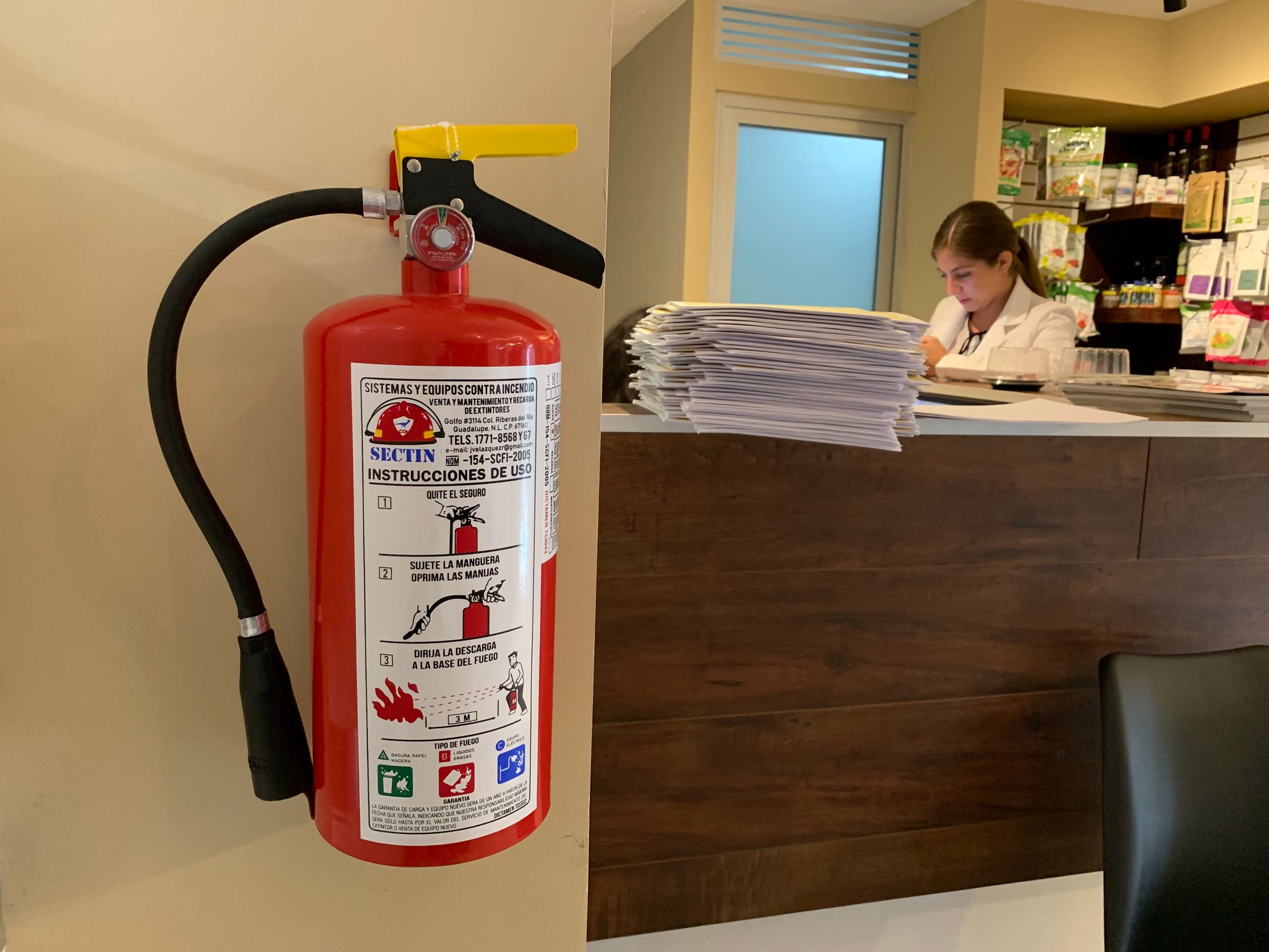 Equipo de seguridad contra incendios SECTIN