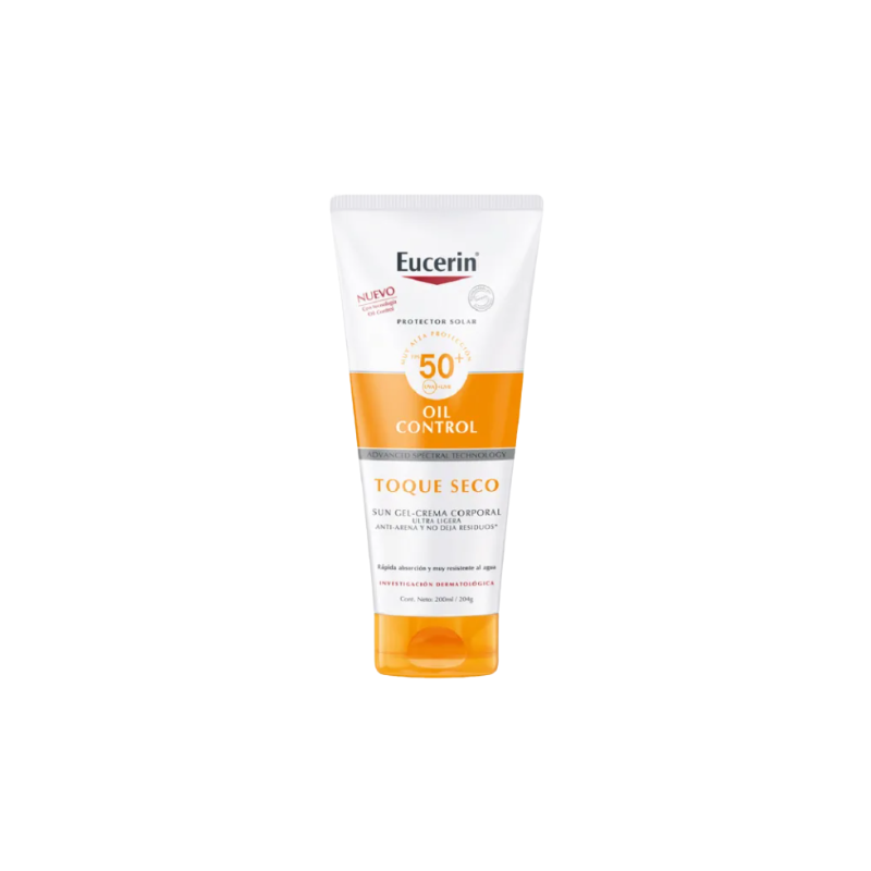 EUCERIN SUN GEL TOQUE SECO SPF 50 200ML CORPORAL NUEVO
