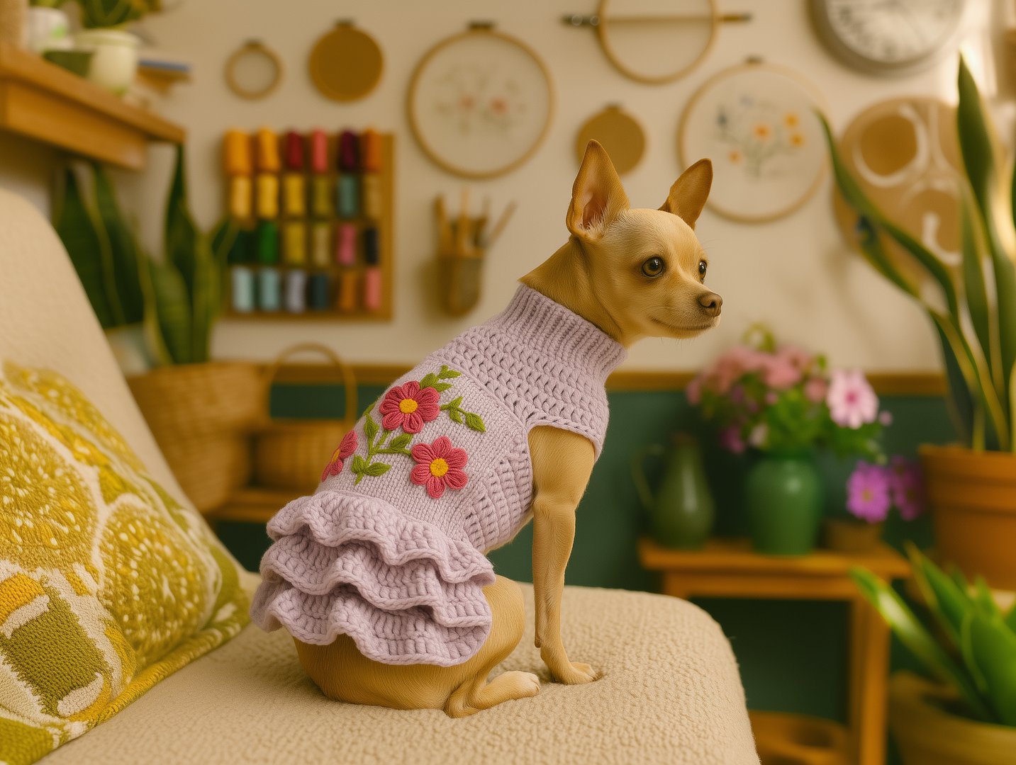 Perro crochet