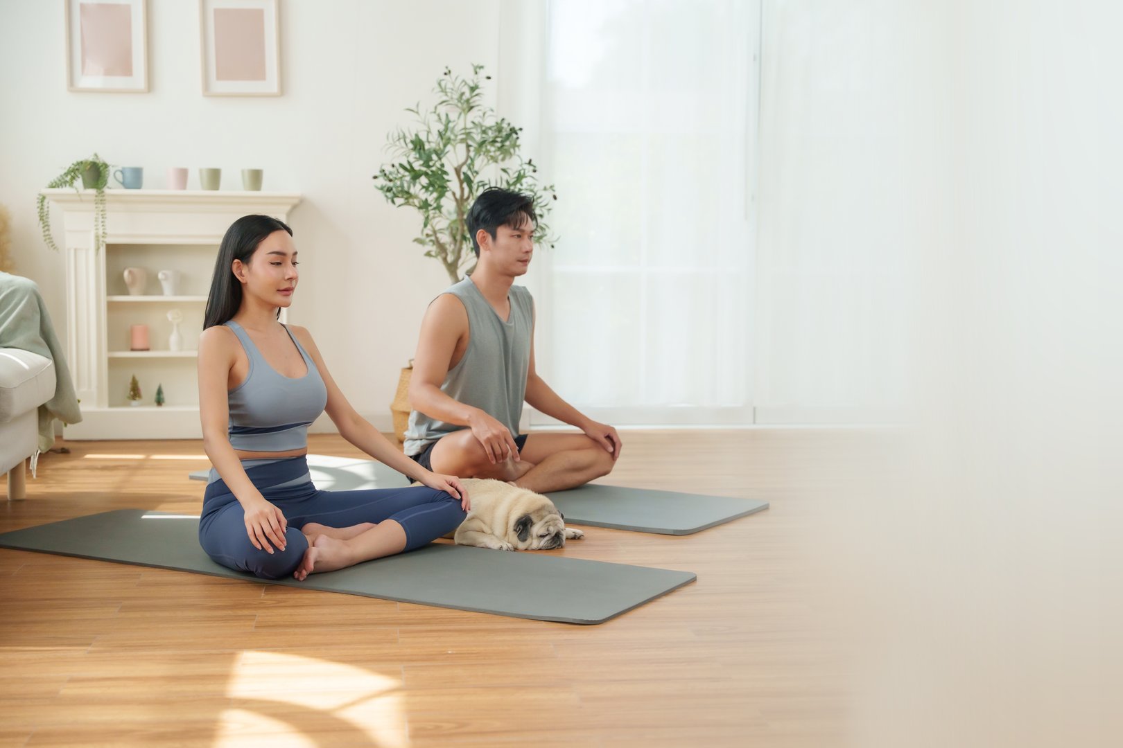 Yoga gyakorlás