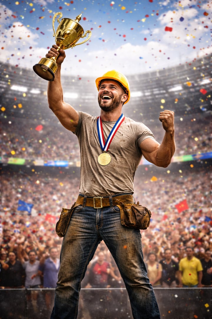 טקס הכתרה חגיגי - האולימפיאדה של העובד