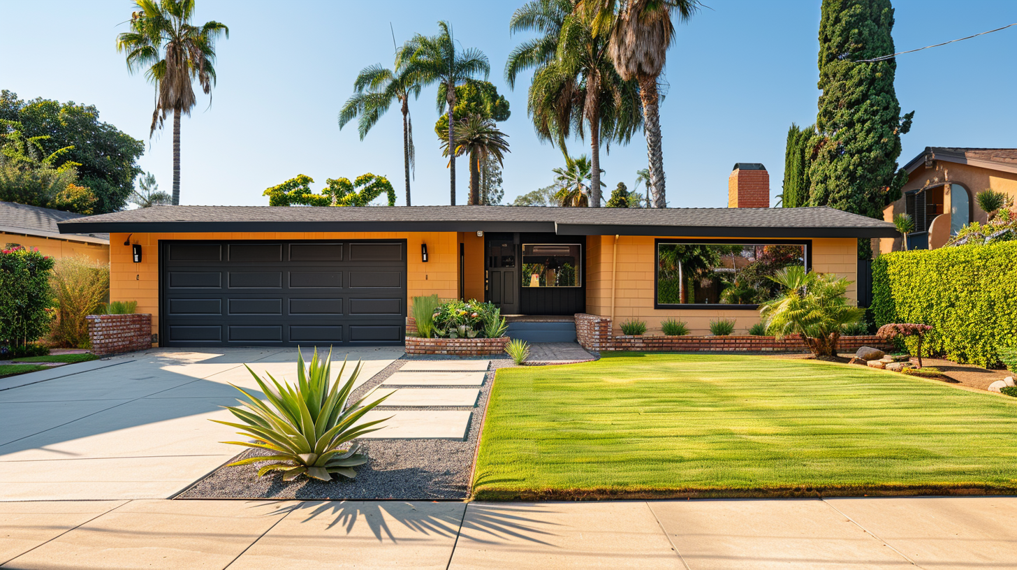Single-family home on a quiet residential street in West Los Angeles