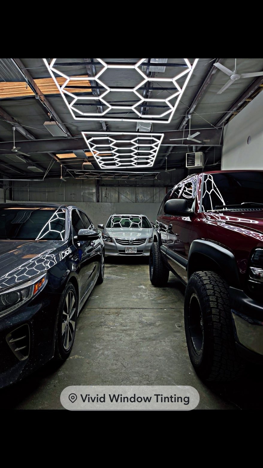 Windscreen tinting installation