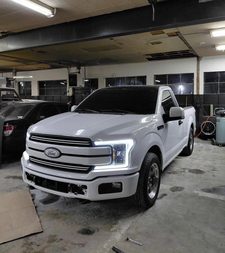 Custom car paint job