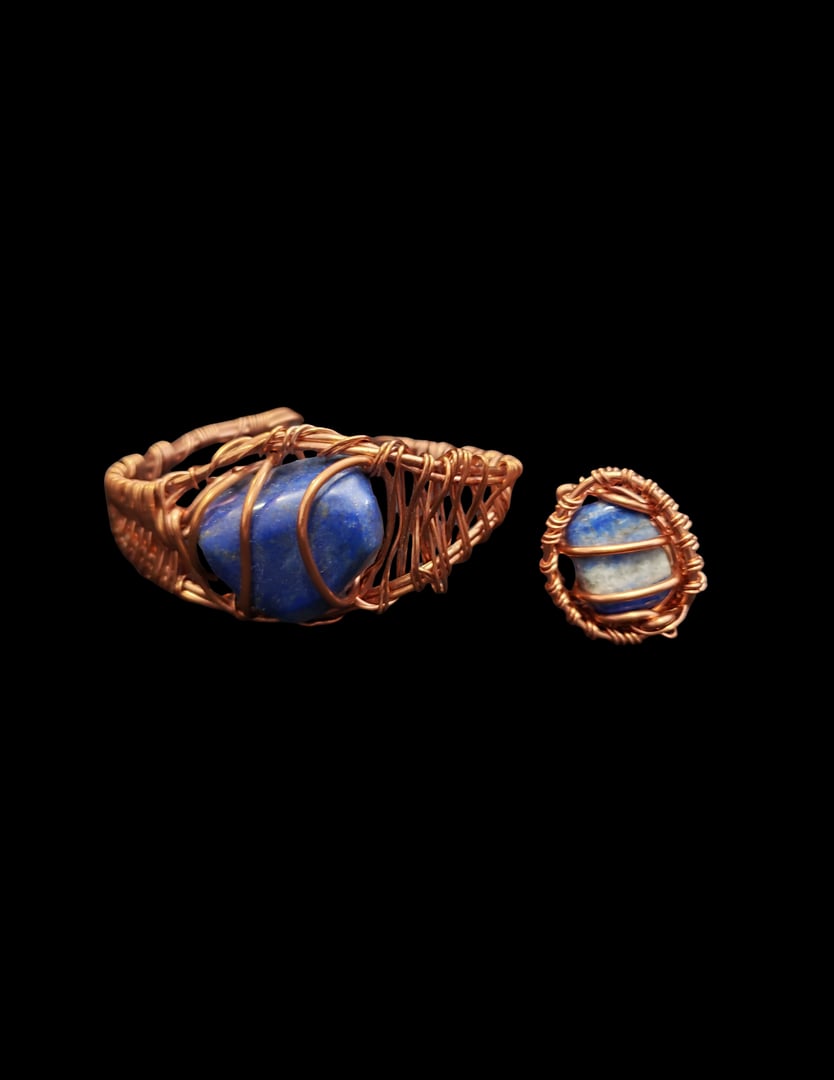 Copper Southeastern Mississippian Mound Builder inspired jewelry