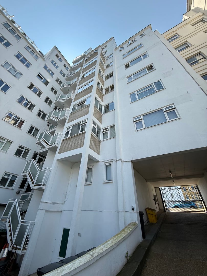 Residential building in Eastbourne requiring fire safety assessment